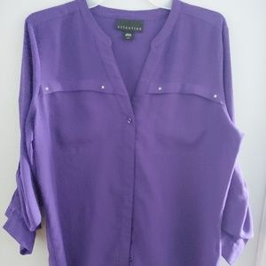 Purple blouse